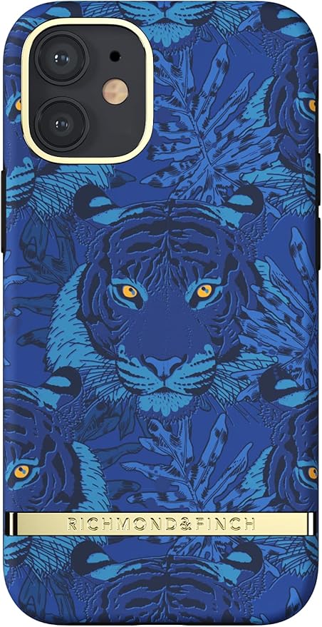 4 英寸,蓝色老虎手机壳,防震,全保护手机壳